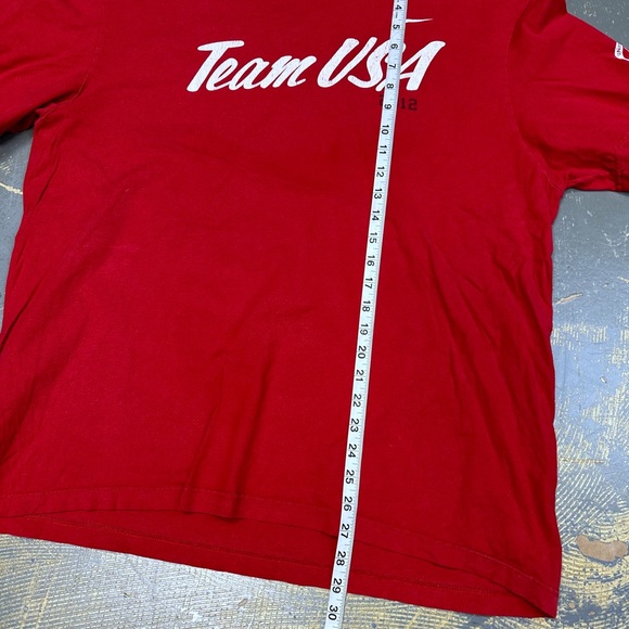 Nike Team USA 2012 London Olympics Just Do It Shirt Red XL - Picture 7 of 7
